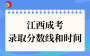 2025年江西省成人高校招生錄取控制分?jǐn)?shù)線(xiàn)和錄取時(shí)間安排